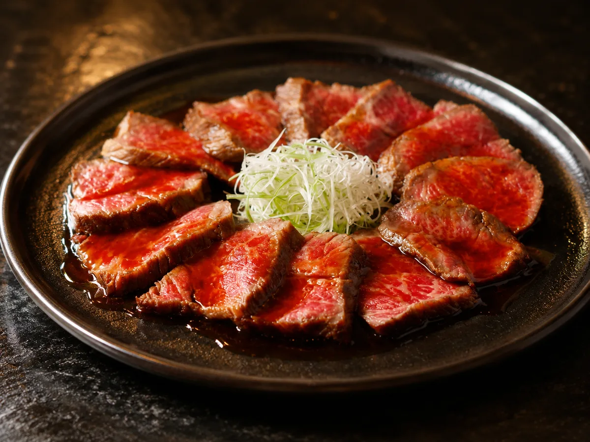 福島牛の炭火たたき
